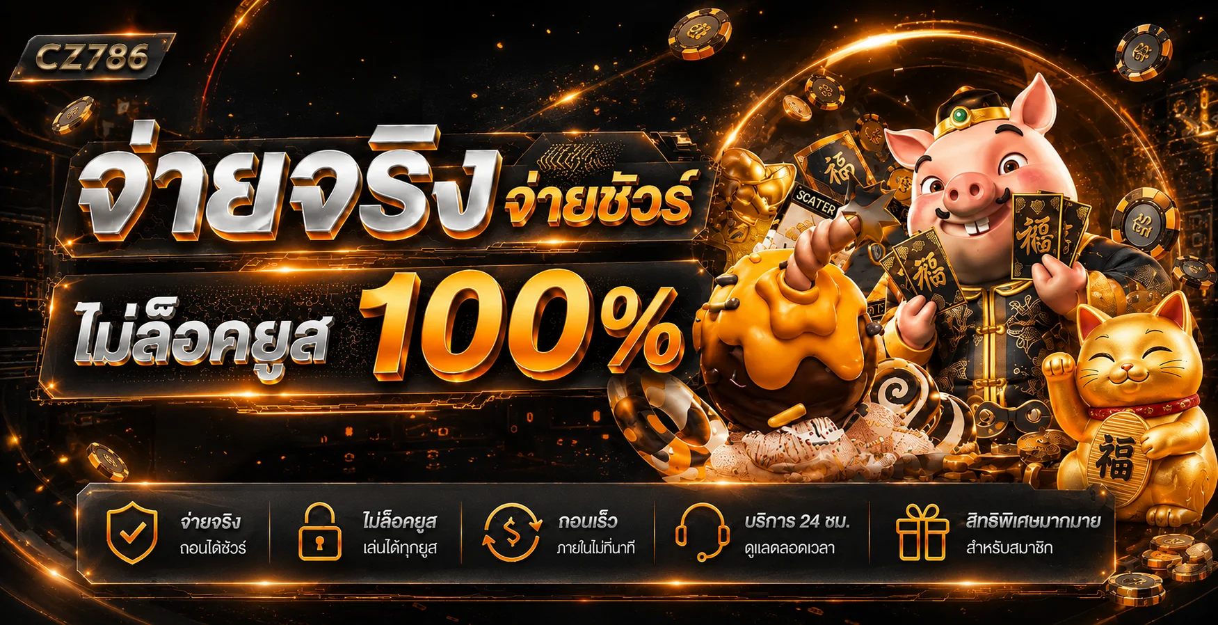 ระบบฝากถอนและการจ่ายบน CZ786